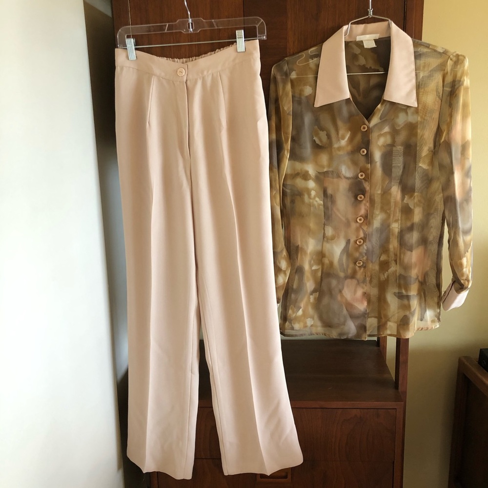 SOLD • sheer two piece coordinating set